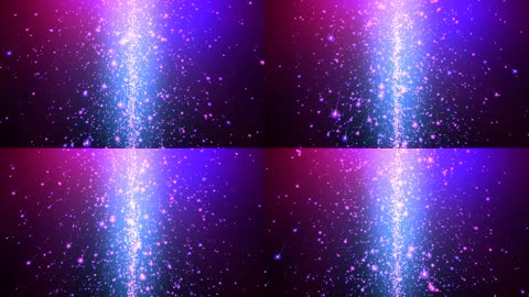 4K粒子绚丽流星时尚三维空间背景视频