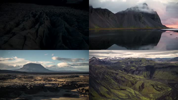 4K冰岛超凡脱俗的风景