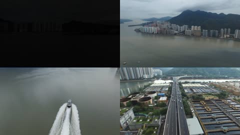 4K航拍香港马鞍山风光