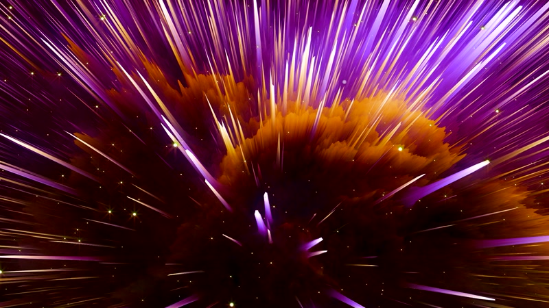 4K星光粒子唯美背景非循环 