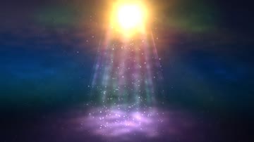 3K年会晚会舞台光线粒子上升背景视频