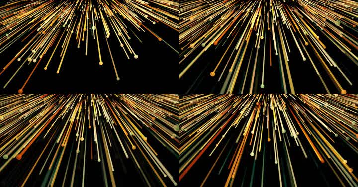 坠落线条流星光线射线背景视频