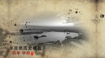 复古水墨文字标题图文展示 