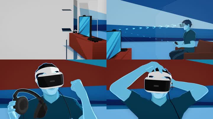 卡通虚拟现实VR体验