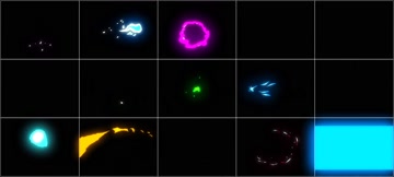 卡通流体电流特效MG动画