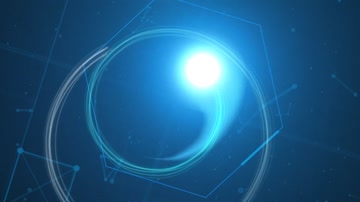 大数据粒子光线科技片头 