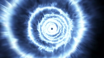 震撼大气地球宇宙时空隧道LOGO演绎 