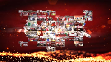 图片汇聚文字LOGO党政 