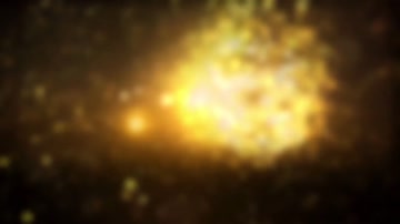 金色粒子爆炸年会婚礼