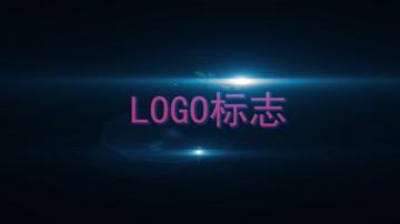 时尚粒子光斑LOGO标志演绎