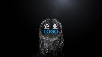 流水流体企业LOGO片头