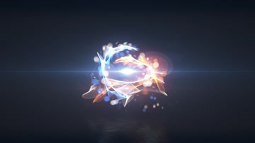 时尚粒子LOGO标志演绎