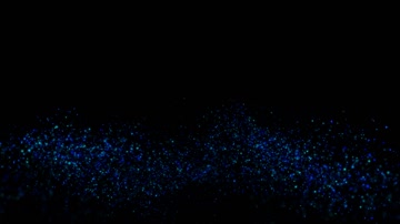 蓝色粒子升起舞台特效（循环通道）