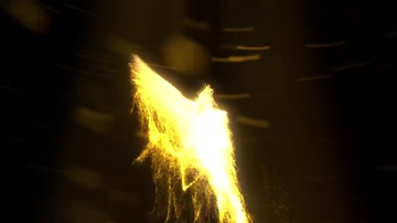 粒子雄鹰LOGO标志演绎