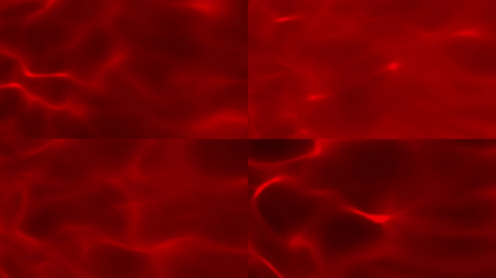 红色布料液态流体光效动态背景视频（循环）