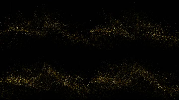 金色粒子升起舞台特效（循环通道）