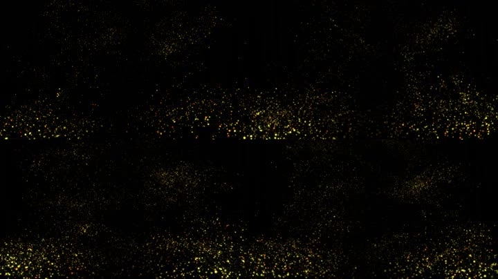 金色粒子升起舞台特效（循环通道）