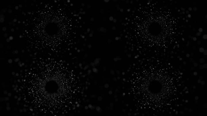 唯美浪漫粒子光斑旋涡特效素材（循环通道）