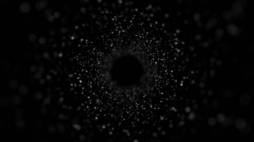 唯美浪漫粒子光斑旋涡特效素材（循环通道）