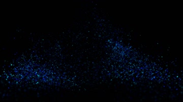 蓝色粒子升起舞台特效（循环通道）