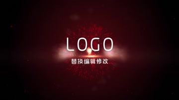 粒子线条光线汇聚片头