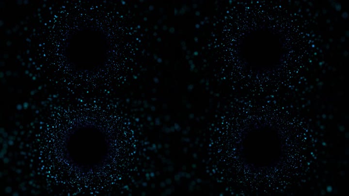 唯美浪漫粒子光斑旋涡特效素材（循环通道）