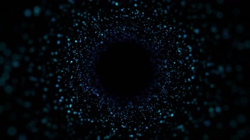 唯美浪漫粒子光斑旋涡特效素材（循环通道）