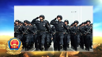 大气中国公安警察片头