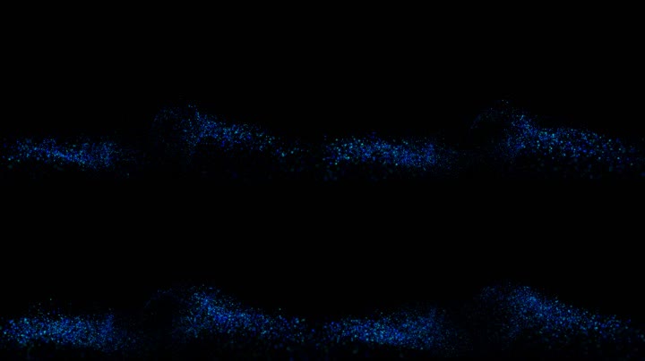 蓝色粒子升起舞台特效（循环通道）