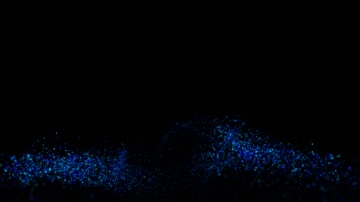 蓝色粒子升起舞台特效（循环通道）