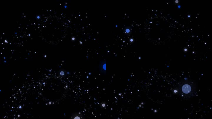 唯美浪漫粒子光斑特效素材（循环通道）