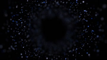 唯美浪漫粒子光斑旋涡特效素材（循环通道）