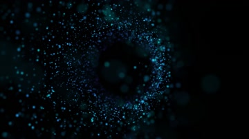 唯美浪漫粒子光斑旋涡特效素材（循环通道）