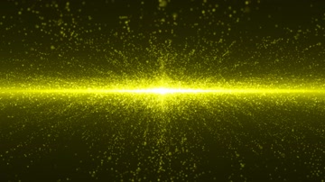 金色粒子光线放射舞台背景（循环）