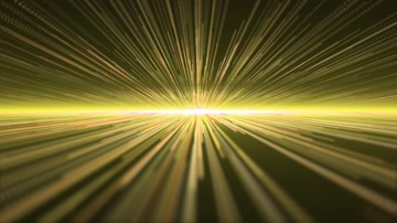 金色粒子光线上升舞台背景（循环）