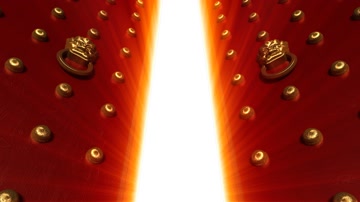 中国风开门光线特效通道