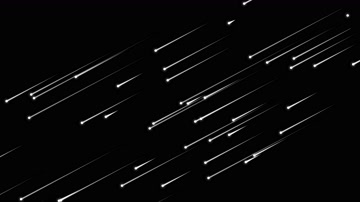 4K粒子流星雨快速特效素材系列循环通道