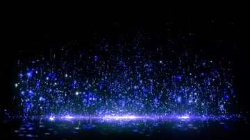 蓝色粒子梦想舞台led视频（循环通道）