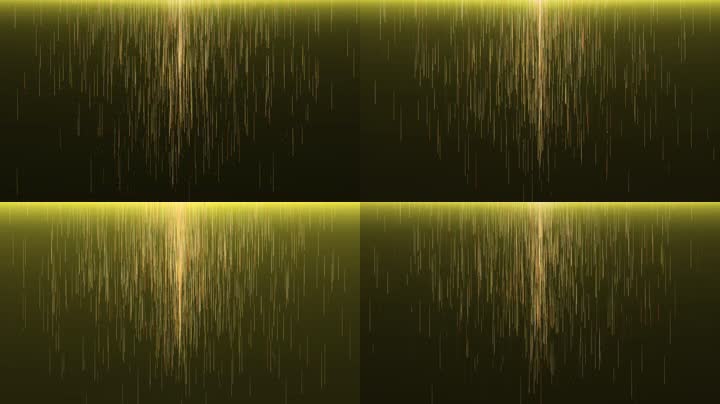 大气金色粒子雨舞美视觉（循环）