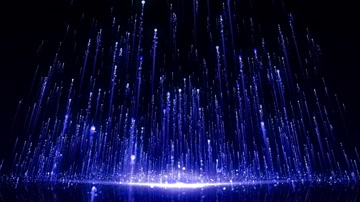 蓝色粒子梦想舞台led视频（循环通道）