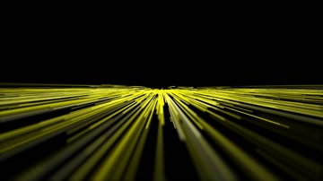 金色粒子光线冲屏舞台背景（循环）