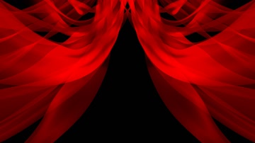 红绸幕布特效（循环通道）