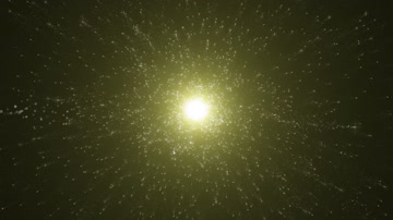 唯美浪漫金色粒子放射发散星空（循环）
