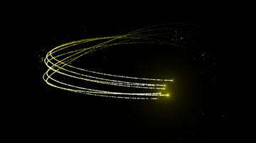 金色粒子光线特效系列素材 金色粒子光线特效系列素材