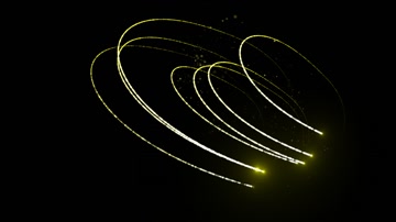 金色粒子光线特效系列素材 金色粒子光线特效系列素材