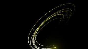 金色粒子光线特效系列素材 金色粒子光线特效系列素材