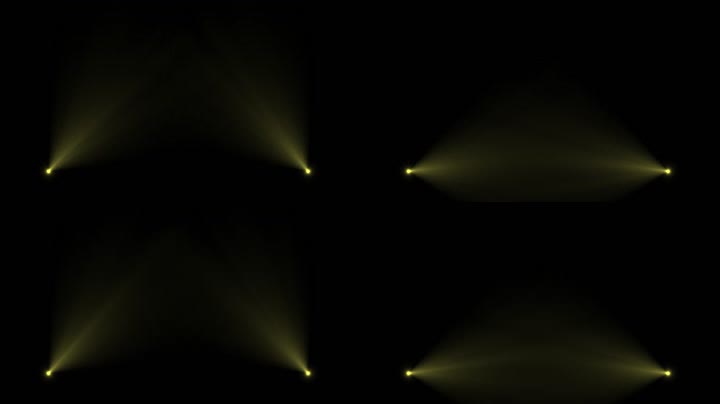 黄色灯光秀激光秀（循环通道）