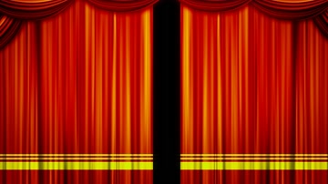 幕布拉开舞台合成