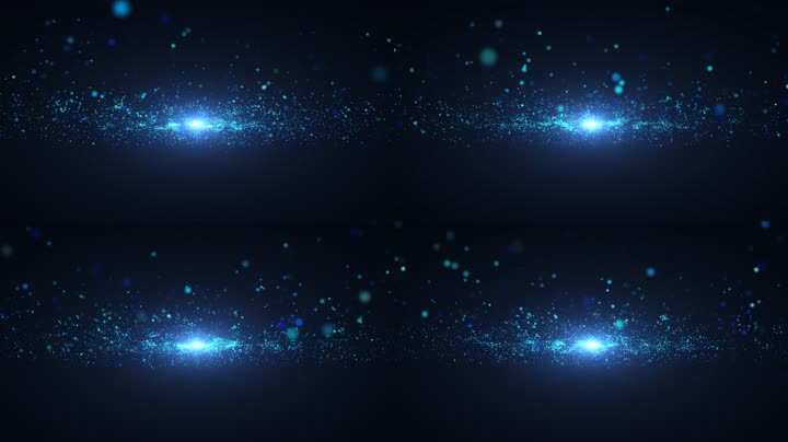 大气粒子星云宇宙银河旋转（循环）