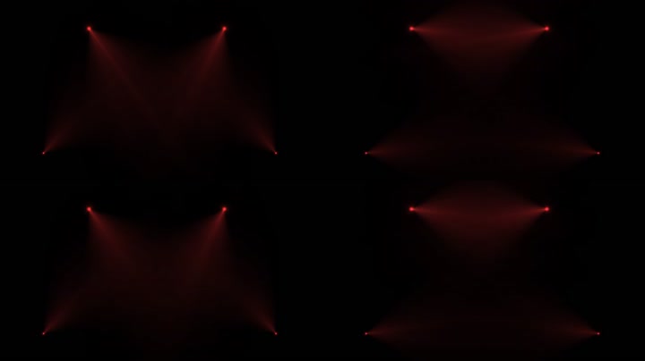 红色灯光秀激光秀（循环通道）